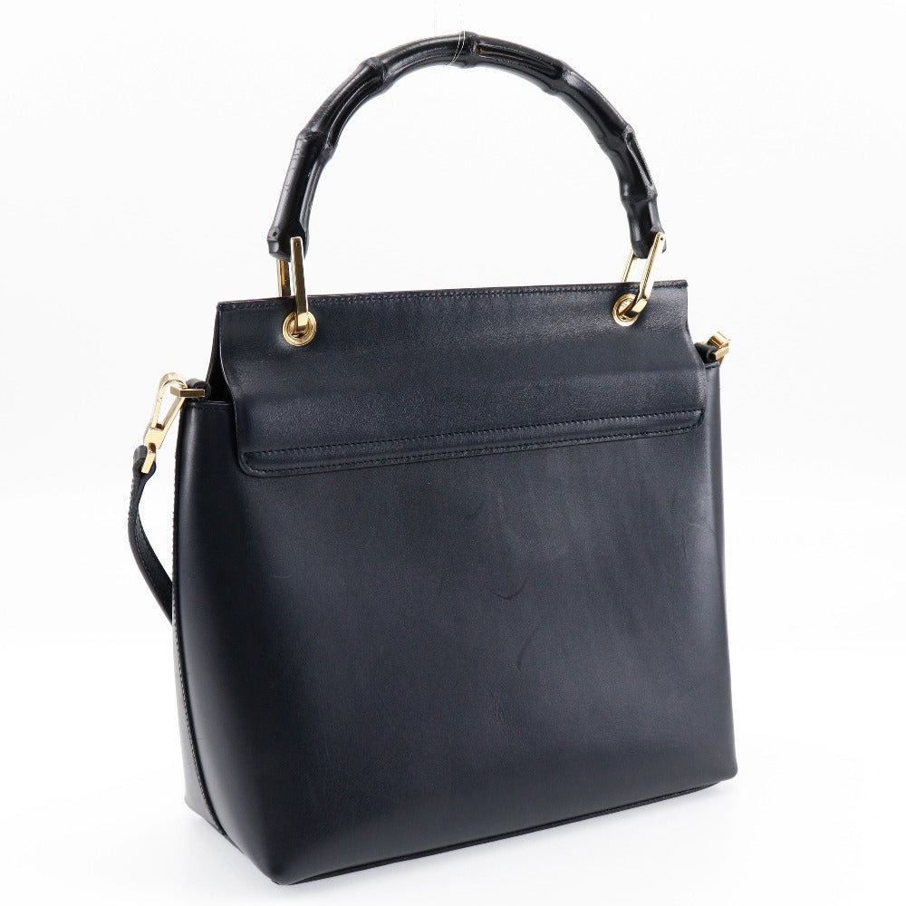 GUCCI Shoulder Bag 001.1887 Calfskin, Bamboo black