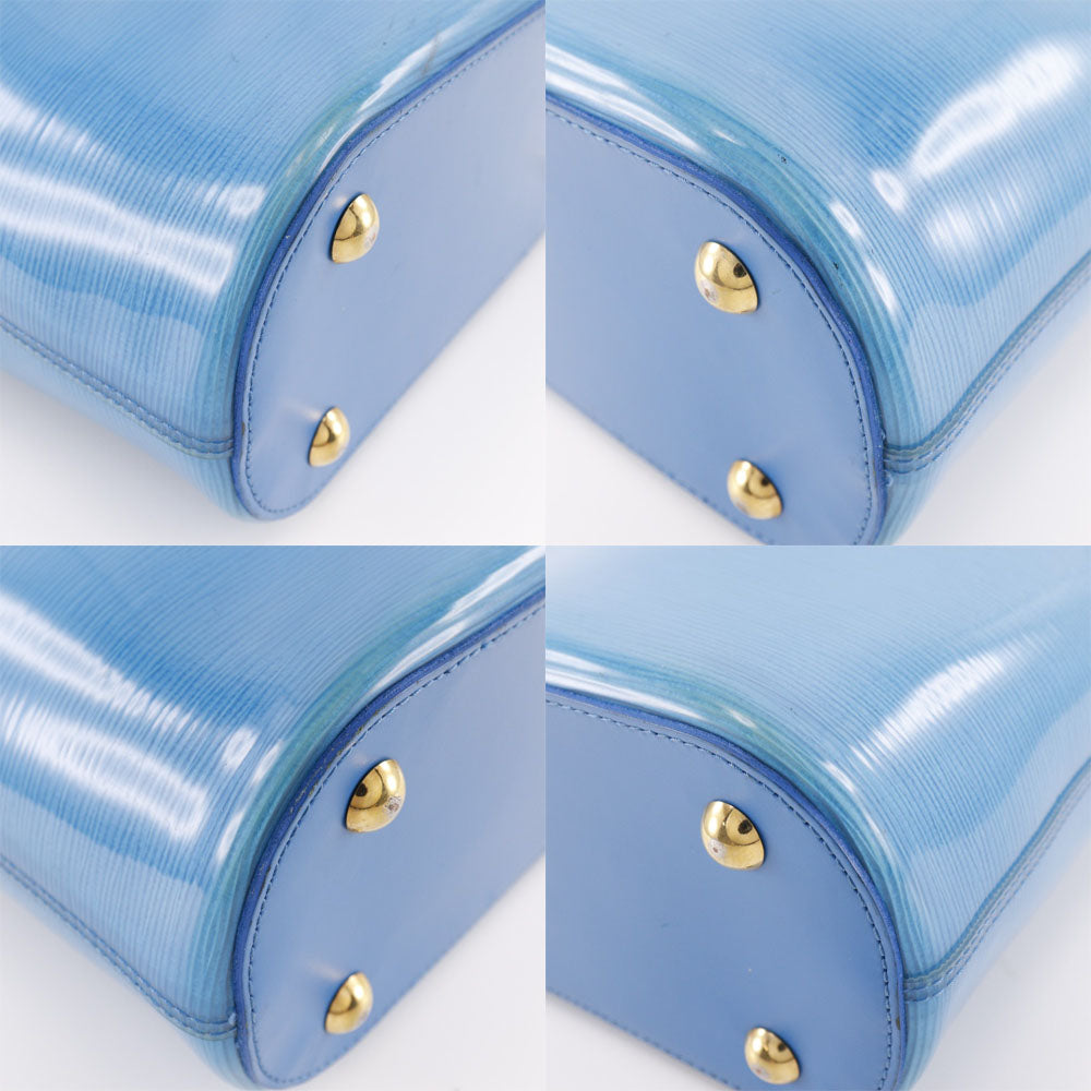 LOUIS VUITTON Handbag M92472 pile light blue Epiplage Mini lagoon bay