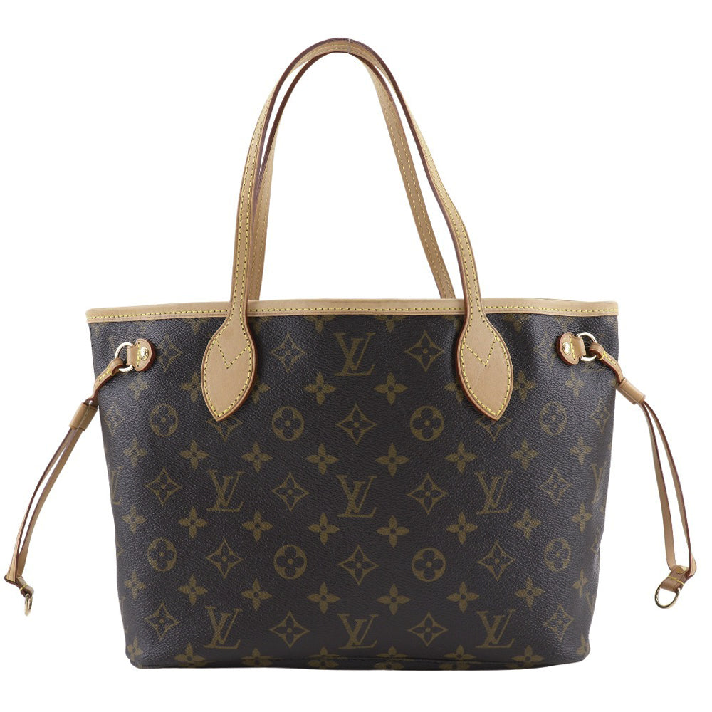 LOUIS VUITTON Tote Bag M40155 Monogram canvas Brown Never full PM Women Used Authentic