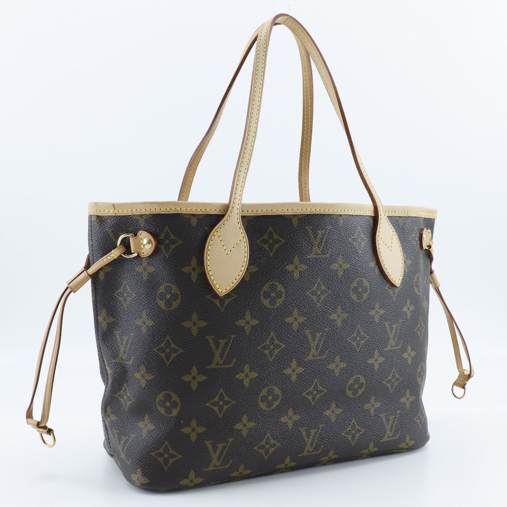 LOUIS VUITTON Tote Bag M40155 Monogram canvas Brown Never full PM Women Used Authentic