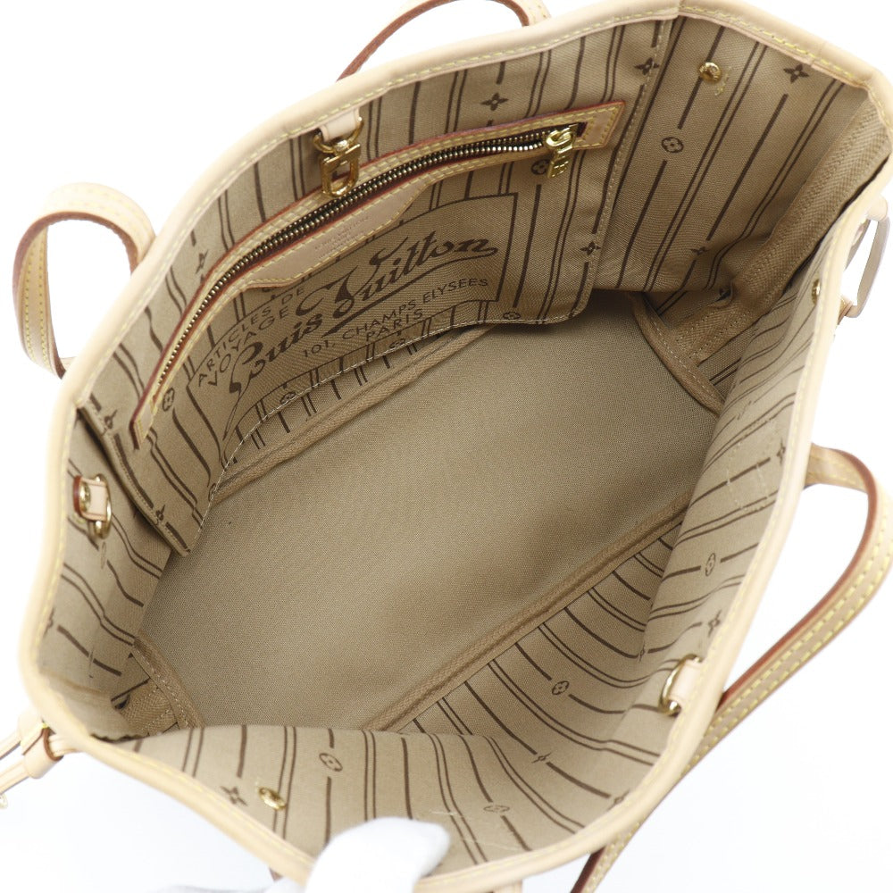 LOUIS VUITTON Tote Bag M40155 Monogram canvas Brown Never full PM Women Used Authentic