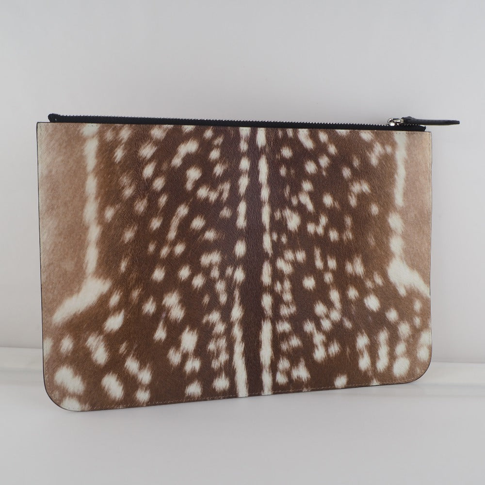BURBERRY Clutch bag 8015103 Cowhide Brown business bag LONDON ENGLAND