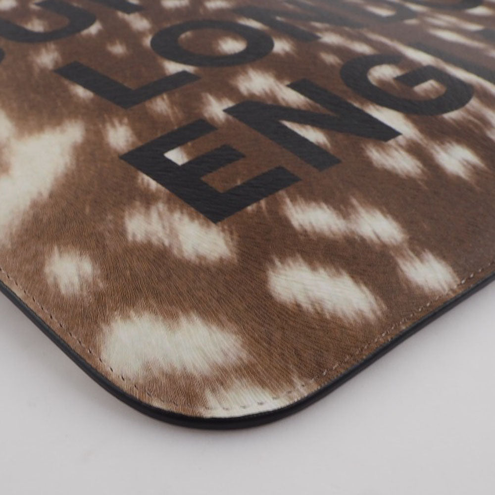 BURBERRY Clutch bag 8015103 Cowhide Brown business bag LONDON ENGLAND
