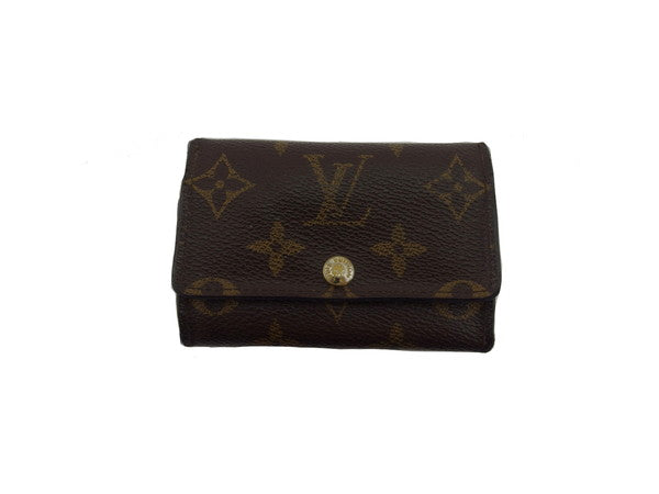 LOUIS VUITTON Key case Key holder Brown x Beige x Gold