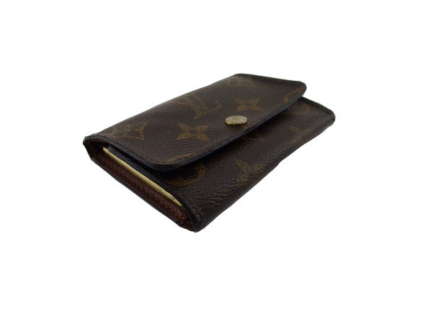 LOUIS VUITTON Key case Key holder Brown x Beige x Gold