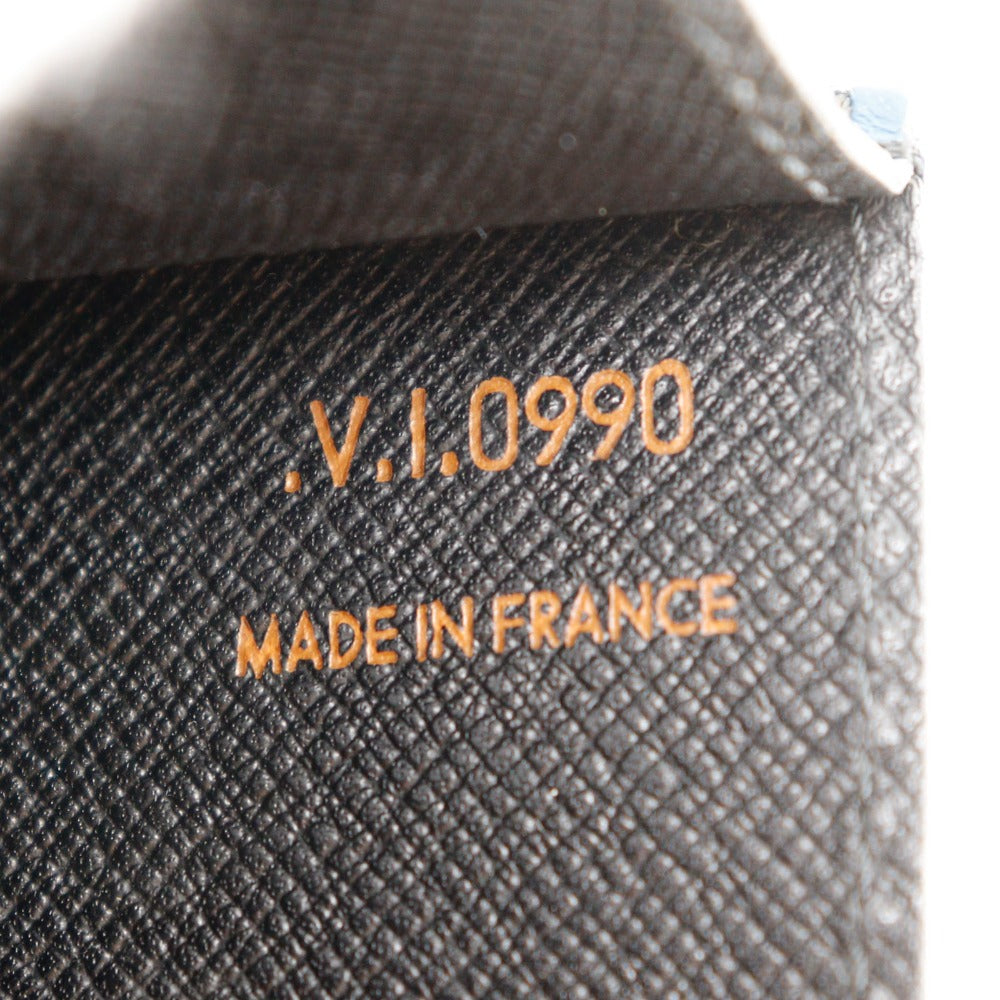 LOUIS VUITTON Clutch bag M52635 Epi Leather Blue business bag Art deco