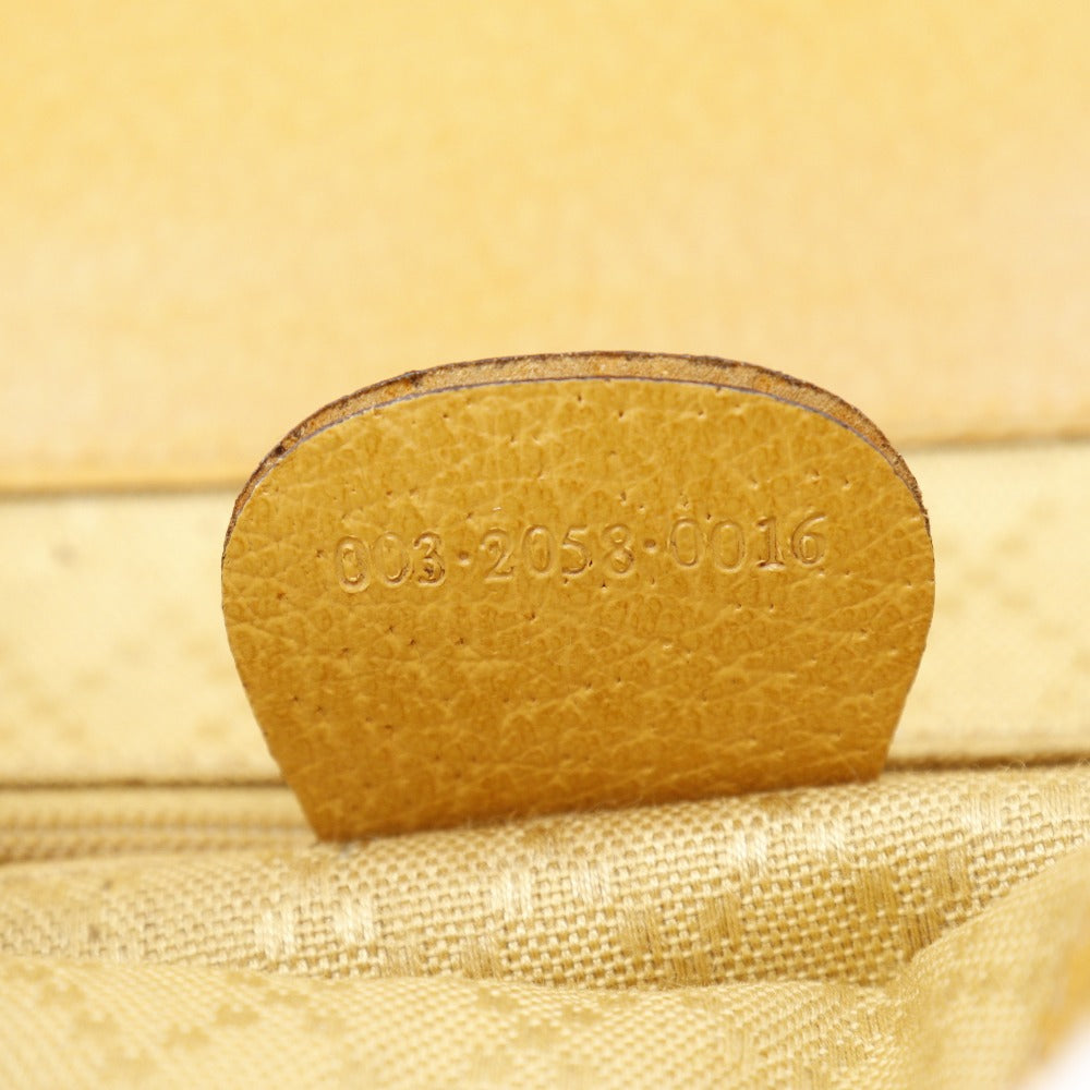 GUCCI Backpack 003.2058.0016 Calfskin yellow Bamboo Backpack