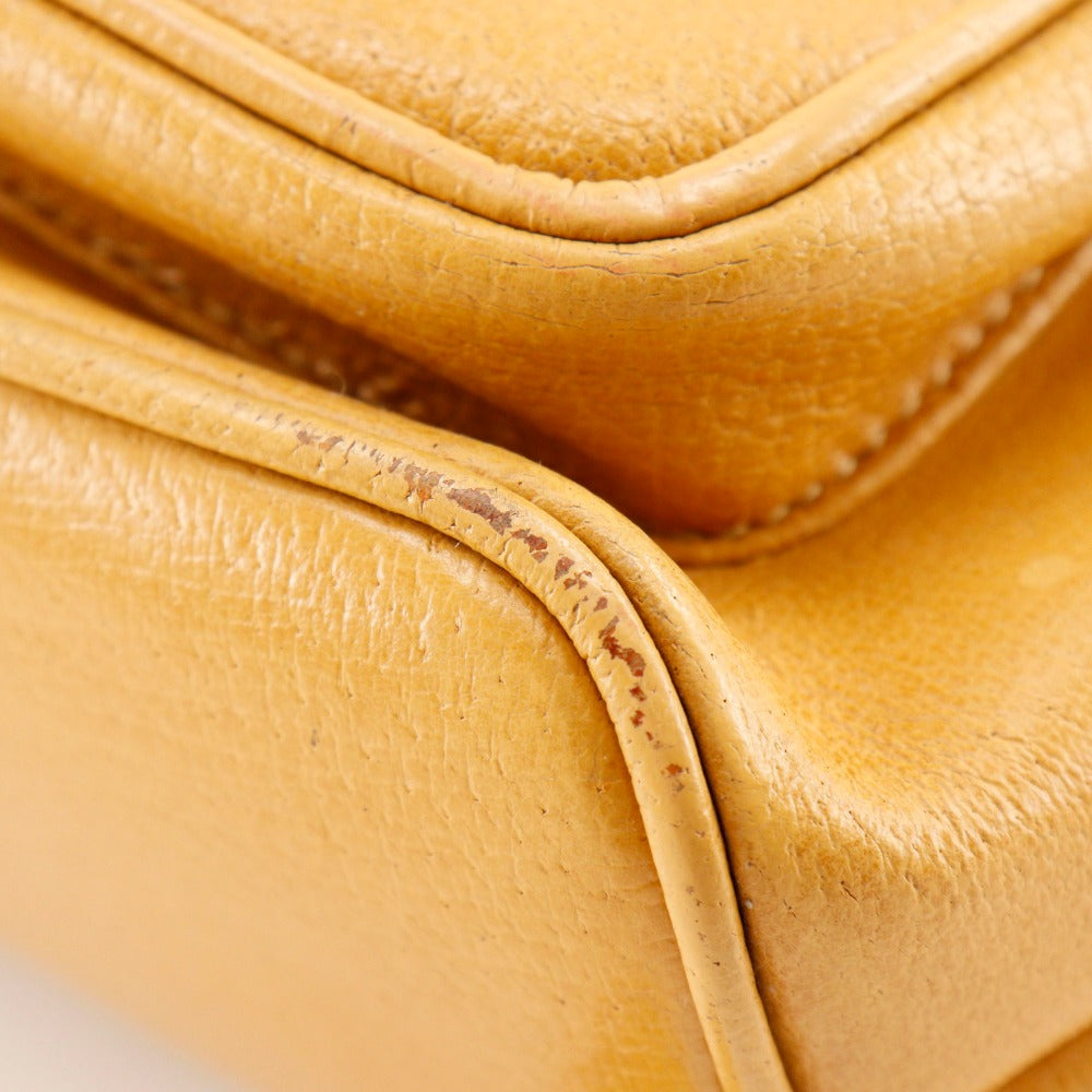 GUCCI Backpack 003.2058.0016 Calfskin yellow Bamboo Backpack