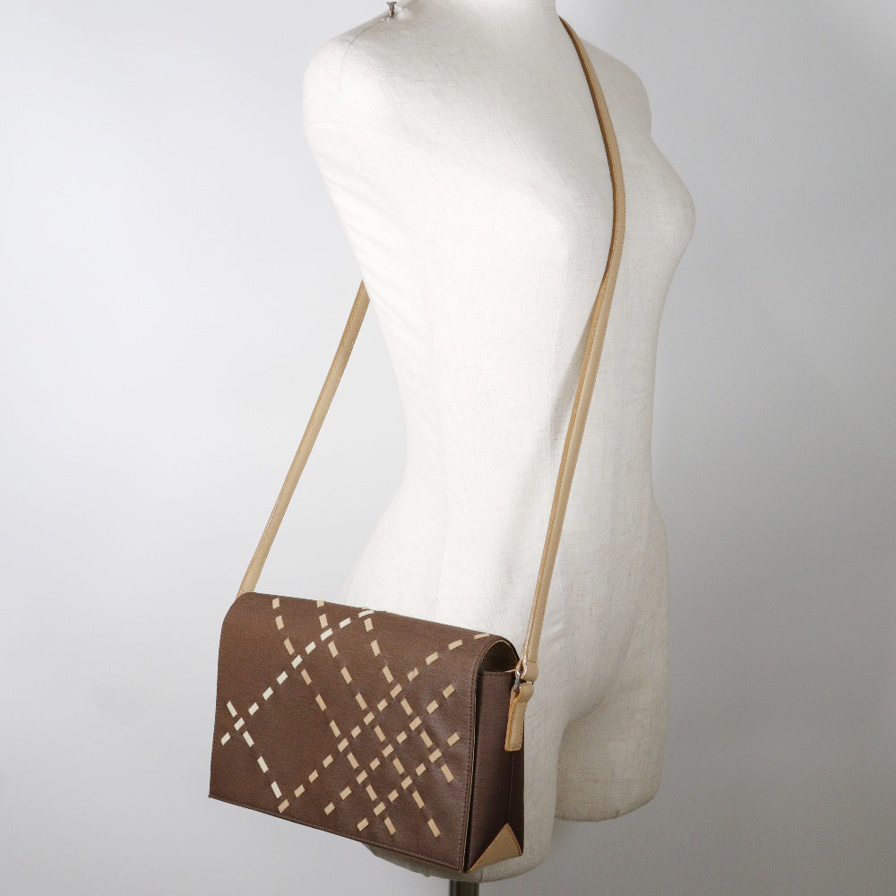BURBERRY Shoulder Bag Satin beige
