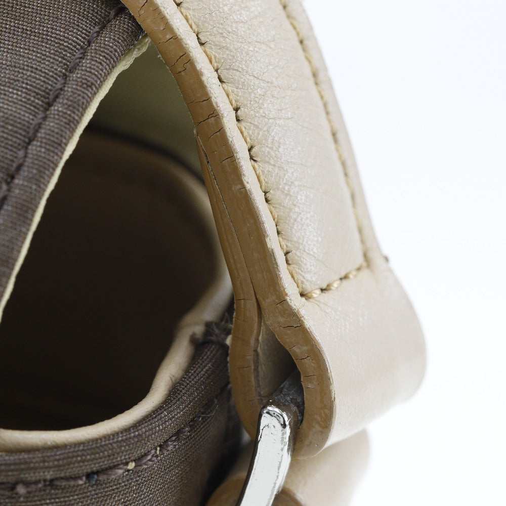 BURBERRY Shoulder Bag Satin beige