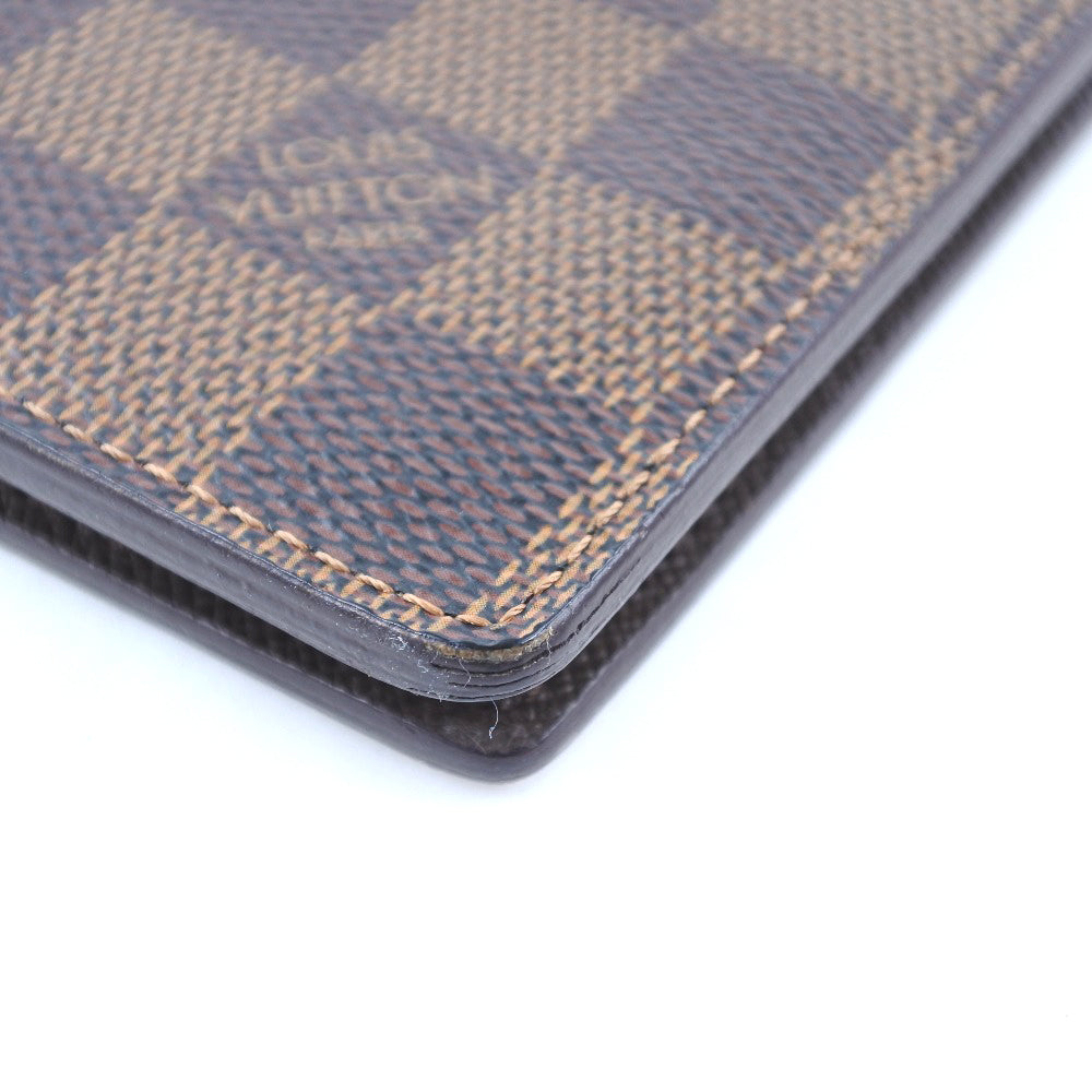 LOUIS VUITTON Bifold Wallet N61675 Damier canvas Brown Portefeuille Marco