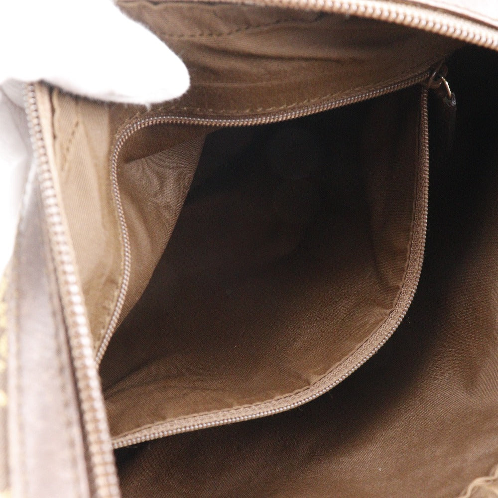 GUCCI Shoulder Bag 001.4204 GG canvas Brown one belt