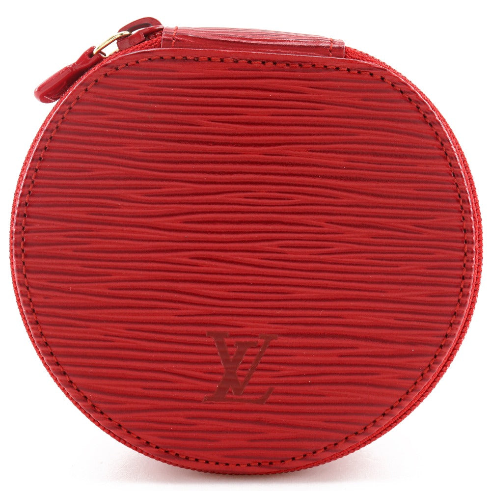 LOUIS VUITTON Pouch M48217 Epi Leather Red Jewelry case Ecran Bijoux 10