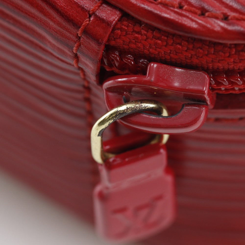 LOUIS VUITTON Pouch M48217 Epi Leather Red Jewelry case Ecran Bijoux 10