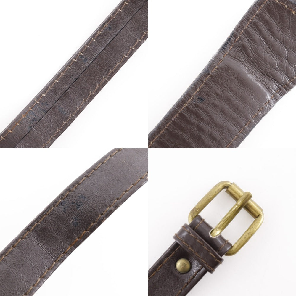 FENDI Shoulder Bag Nylon canvas Brown Zucca