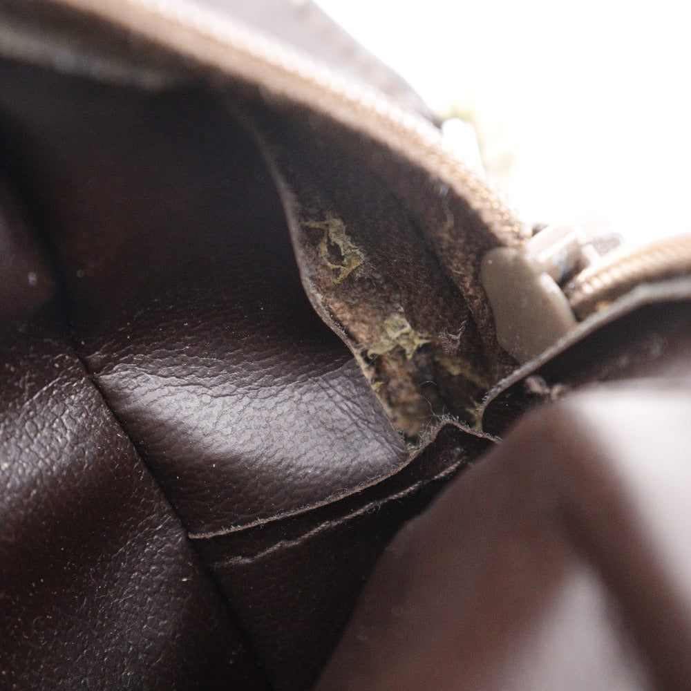 FENDI Shoulder Bag Nylon canvas Brown Zucca