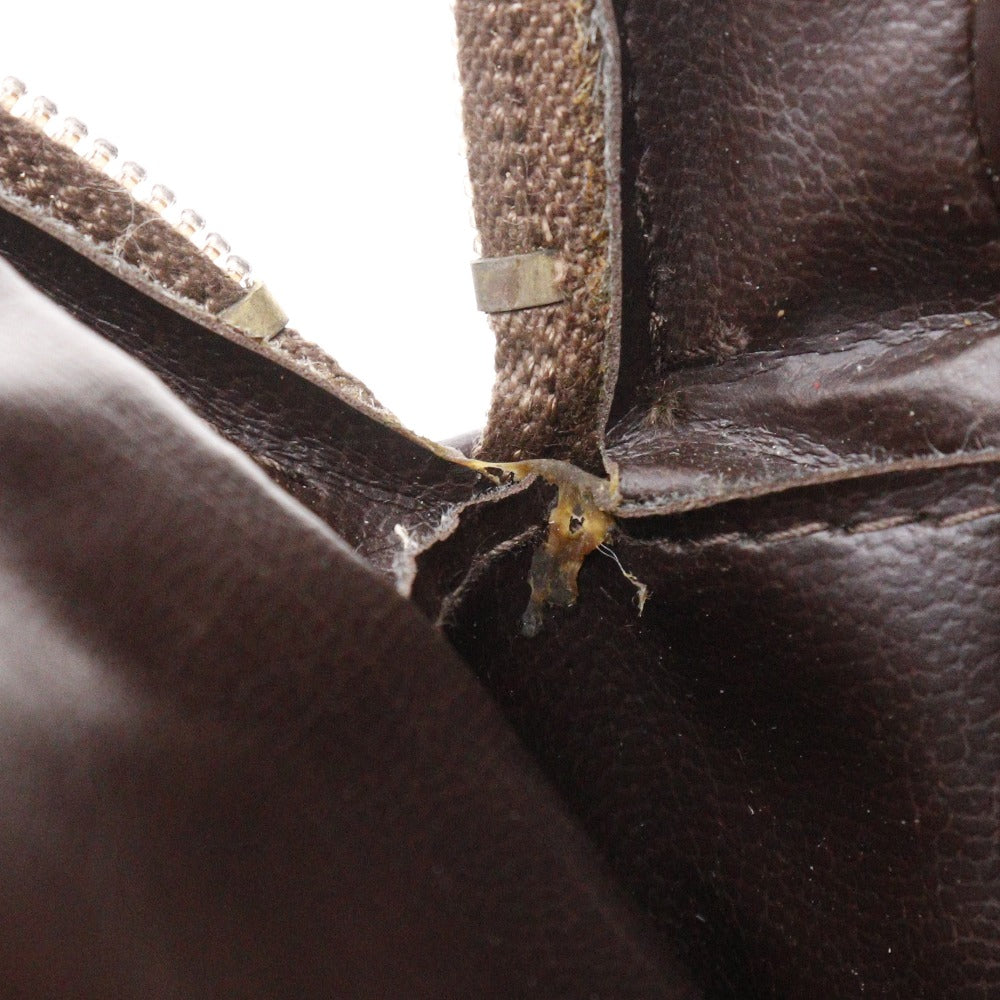 FENDI Shoulder Bag Nylon canvas Brown Zucca