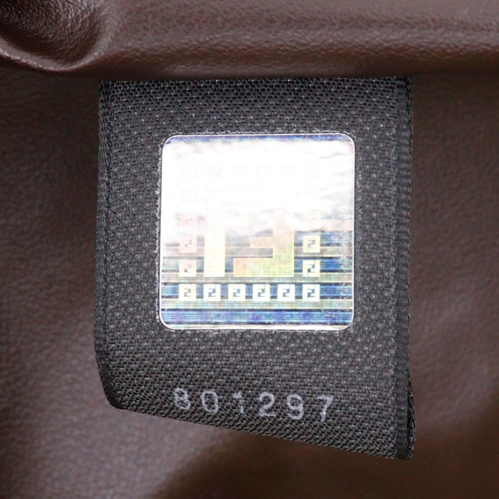 FENDI Pouch 8N0001 canvas Brown Accessory pouch Zucchino
