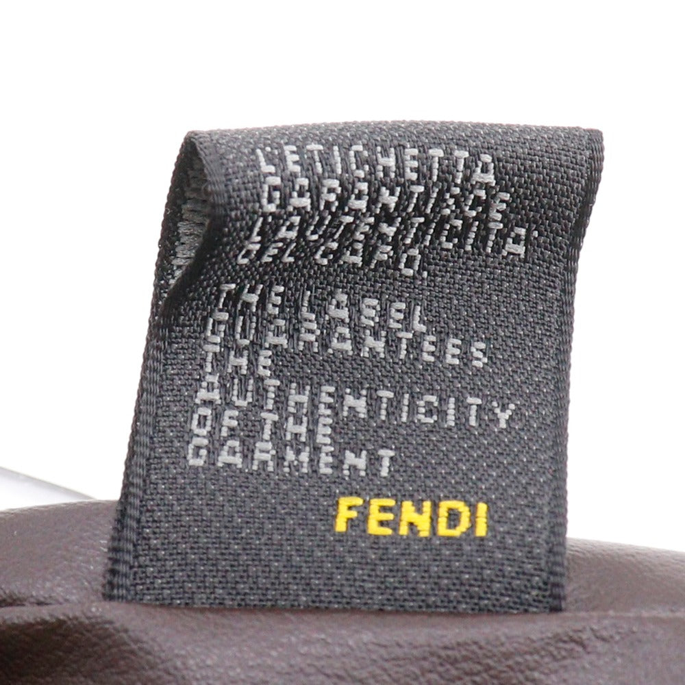 FENDI Pouch 8N0001 canvas Brown Accessory pouch Zucchino