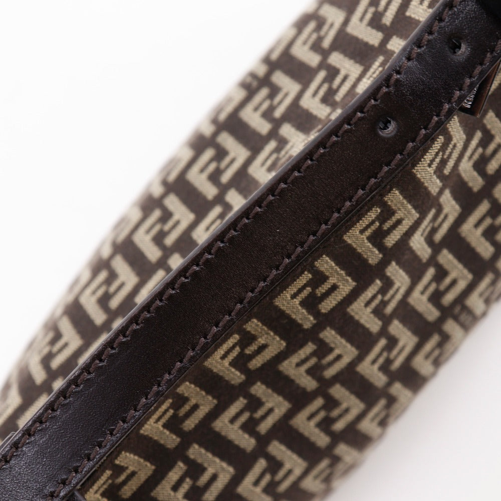 FENDI Pouch 8N0001 canvas Brown Accessory pouch Zucchino