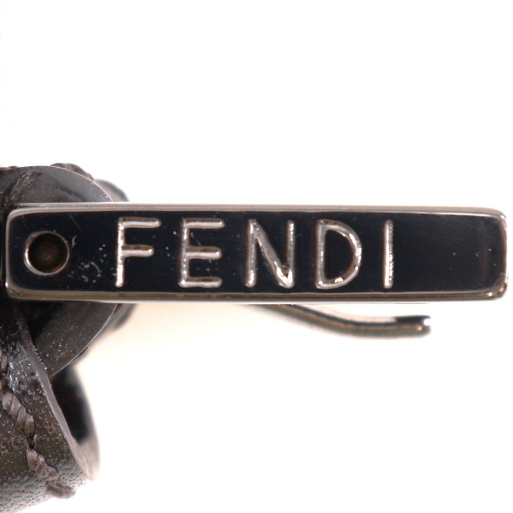 FENDI Pouch 8N0001 canvas Brown Accessory pouch Zucchino