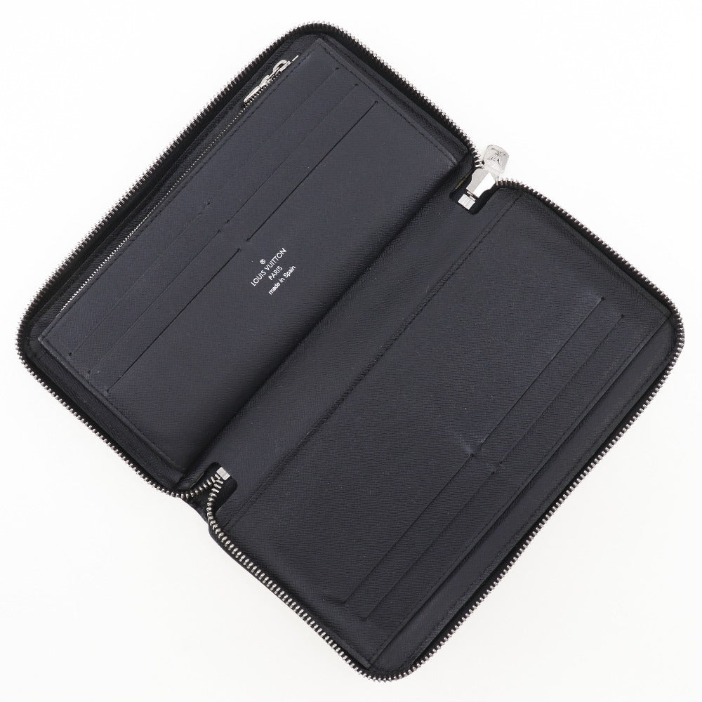 LOUIS VUITTON Long Wallet Purse M62643 Epi Leather black Zippy Organizer
