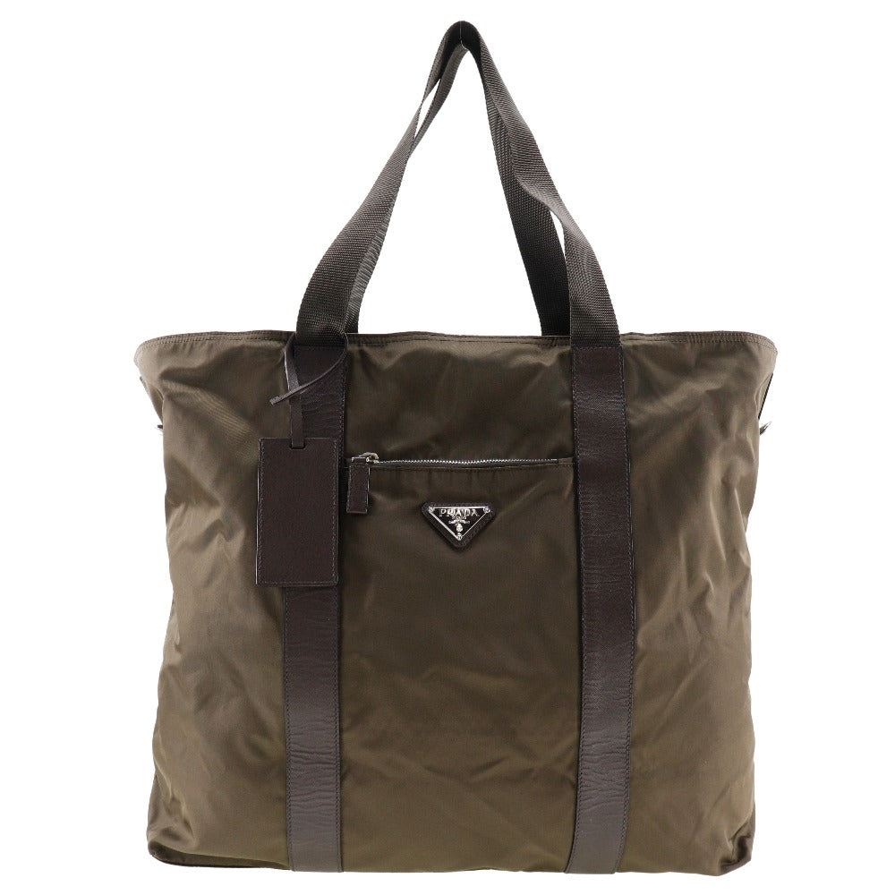 PRADA Boston Duffel bag Nylon khaki