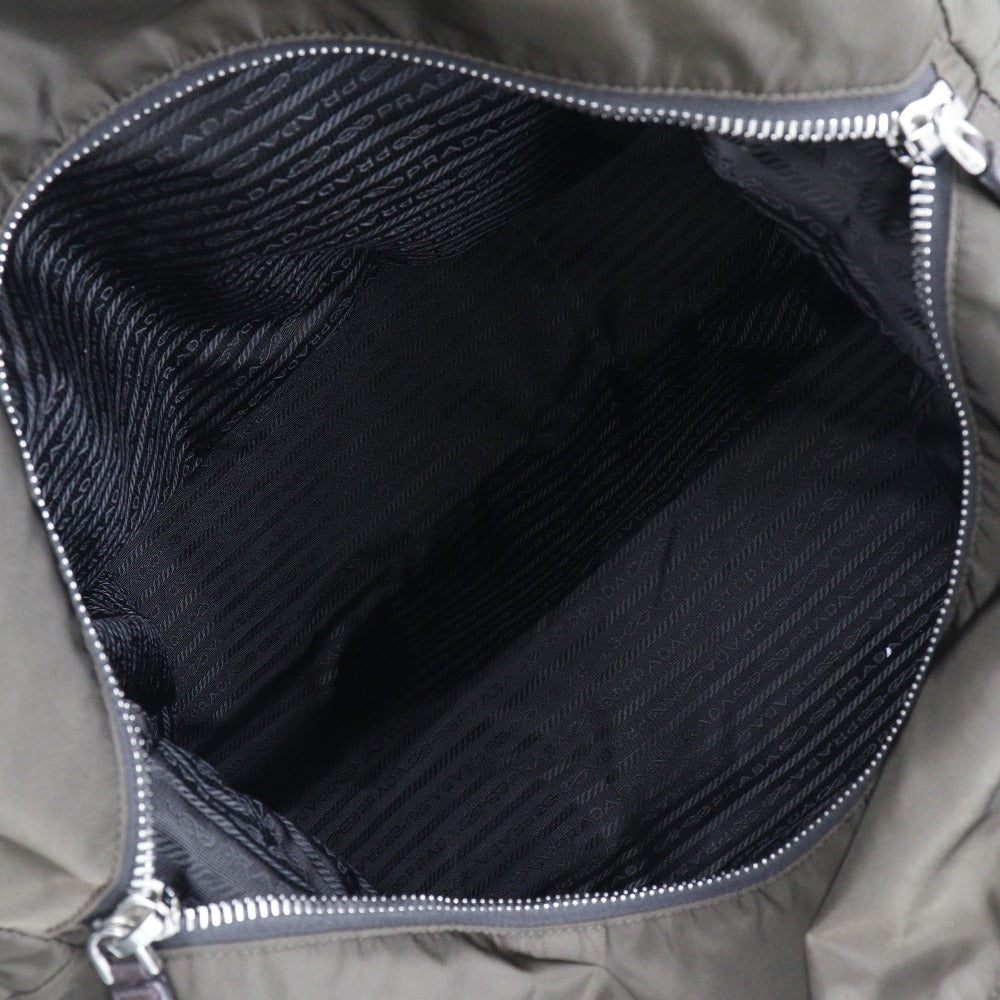 PRADA Boston Duffel bag Nylon khaki