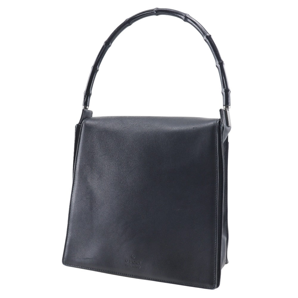 GUCCI Shoulder Bag 001 3243 200047 Calfskin black Bamboo
