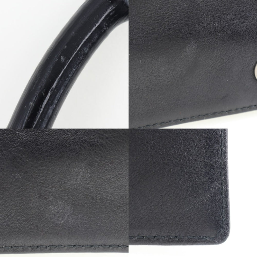 GUCCI Shoulder Bag 001 3243 200047 Calfskin black Bamboo