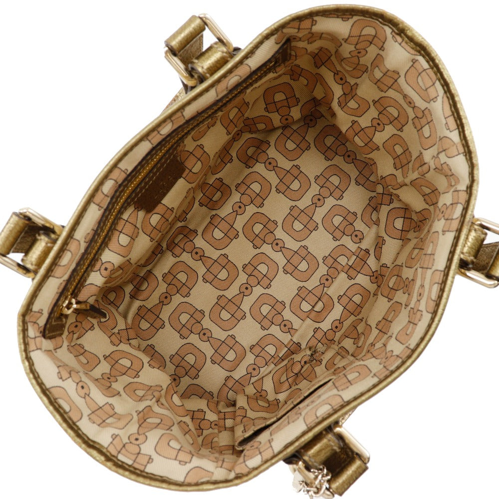 GUCCI Handbag 139261 GG canvas, leather Brown Women Used Authentic