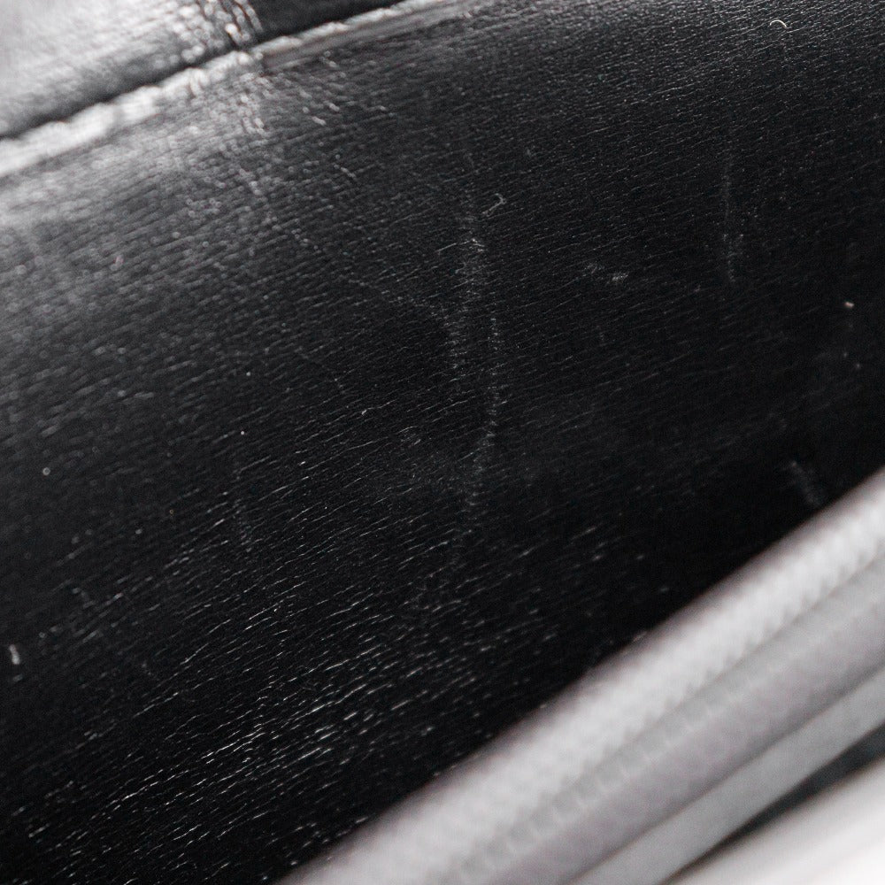 LOUIS VUITTON Clutch bag M63962 leather black Opera line Aegean mens(Unisex) Used Authentic