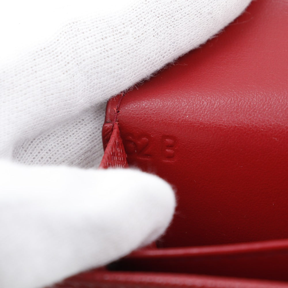 PRADA Shoulder Bag 2ZH097 Safiano Red Pochette Shoulder pouch Women Used Authentic