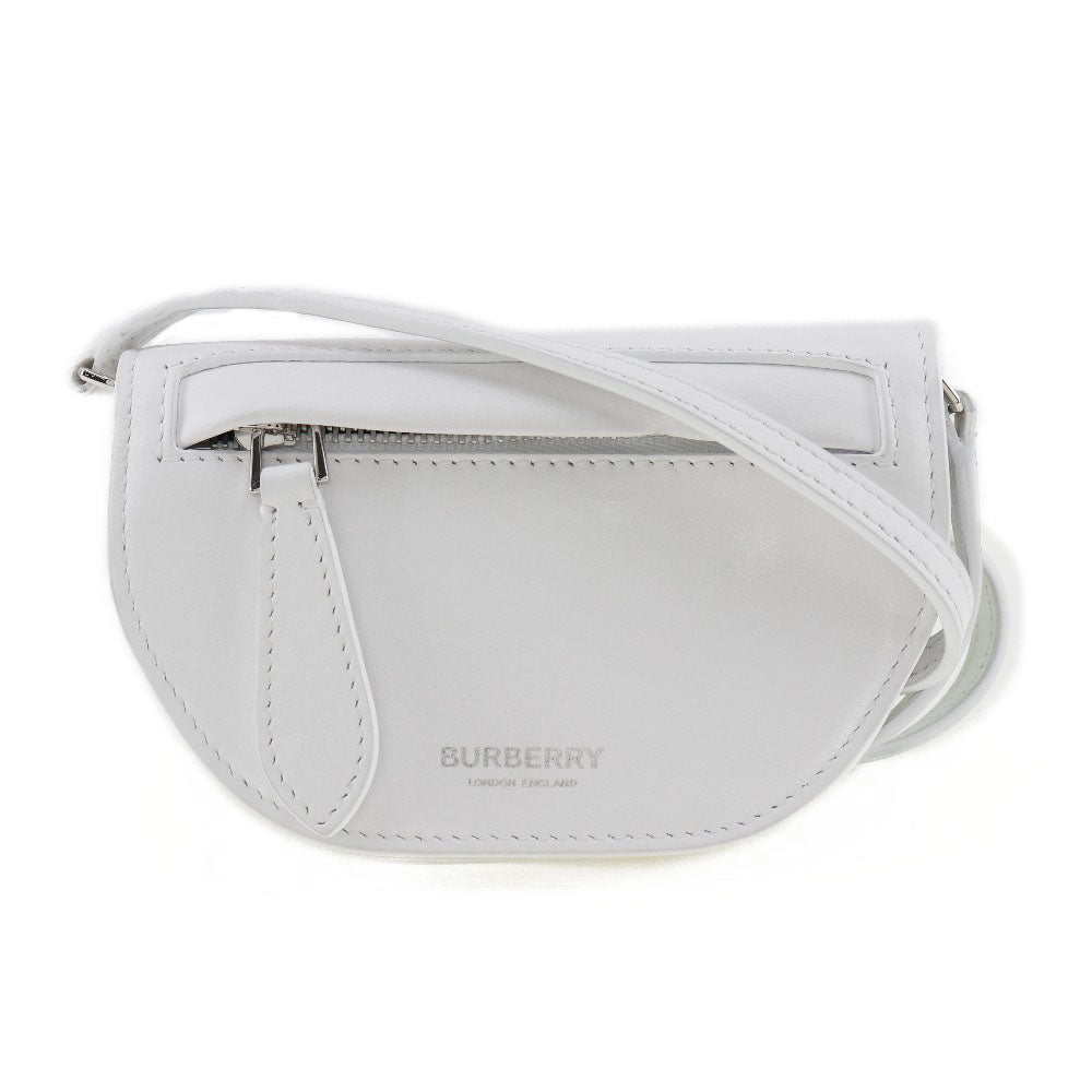 BURBERRY Shoulder Bag leather White Olympia Mini Shoulder