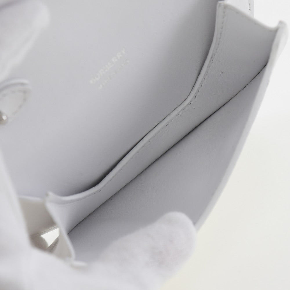 BURBERRY Shoulder Bag leather White Olympia Mini Shoulder