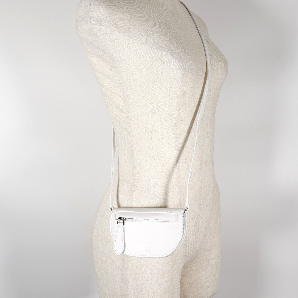 BURBERRY Shoulder Bag leather White Olympia Mini Shoulder