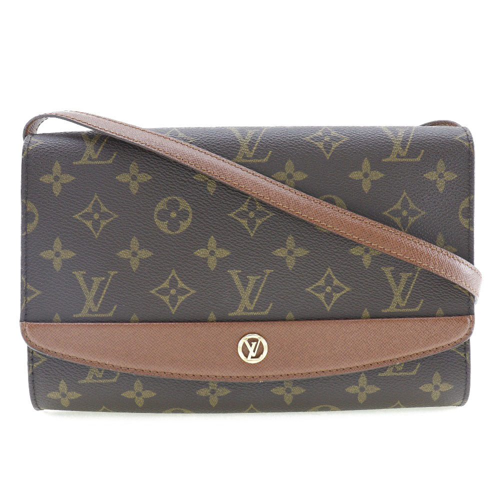 LOUIS VUITTON Shoulder Bag M51797 Monogram canvas Brown 2-way clutch Bordeaux