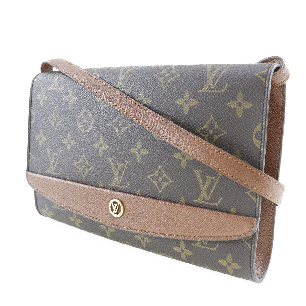 LOUIS VUITTON Shoulder Bag M51797 Monogram canvas Brown 2-way clutch Bordeaux