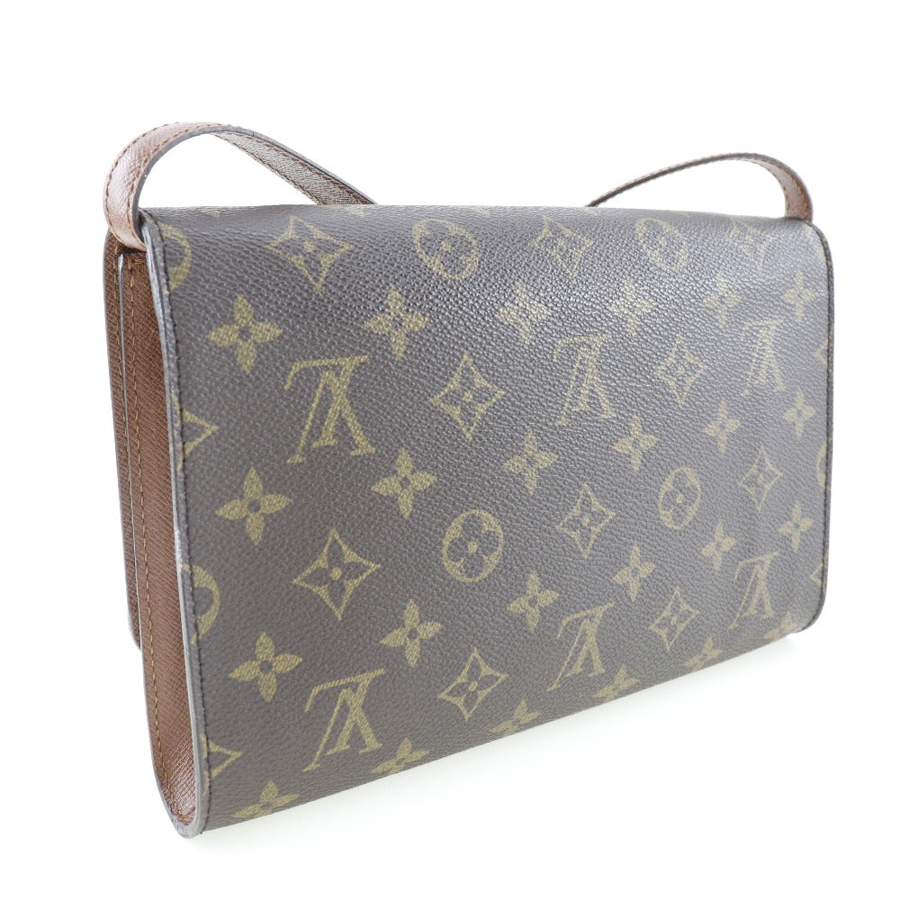 LOUIS VUITTON Shoulder Bag M51797 Monogram canvas Brown 2-way clutch Bordeaux
