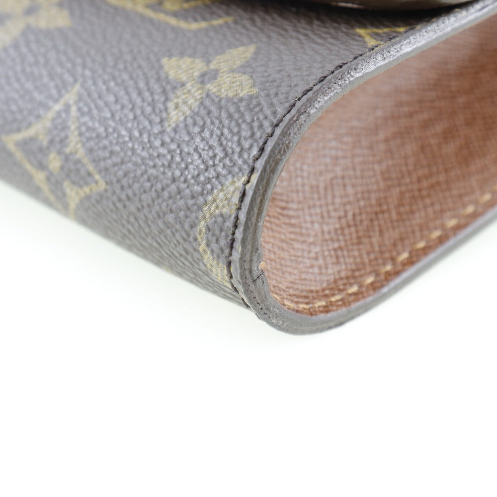 LOUIS VUITTON Shoulder Bag M51797 Monogram canvas Brown 2-way clutch Bordeaux