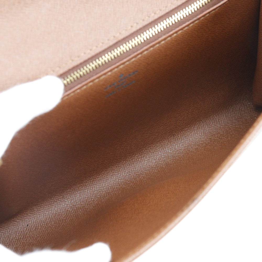 LOUIS VUITTON Shoulder Bag M51797 Monogram canvas Brown 2-way clutch Bordeaux