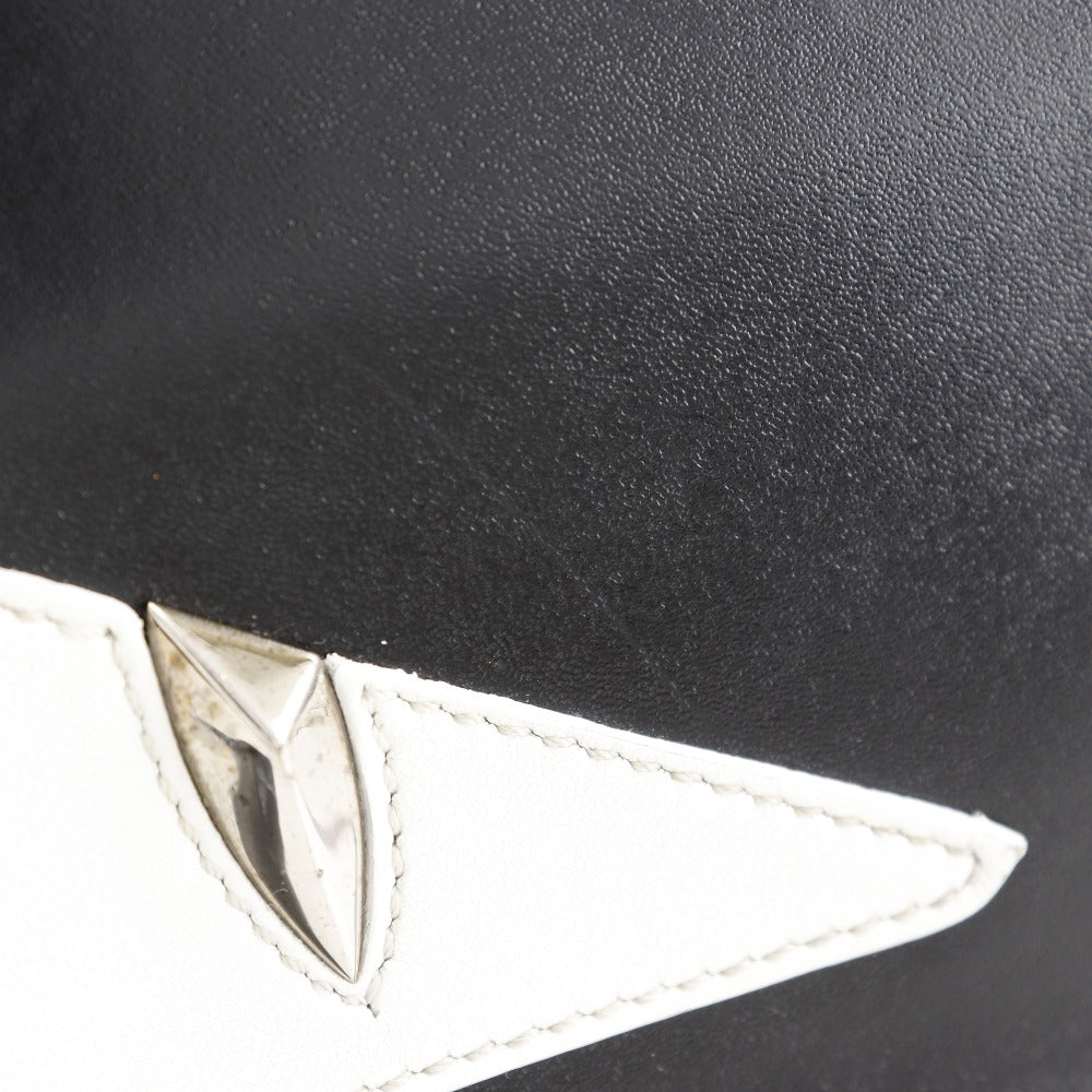 FENDI Clutch bag 7VA433 Calfskin black Bugs monster mens(Unisex) Used Authentic
