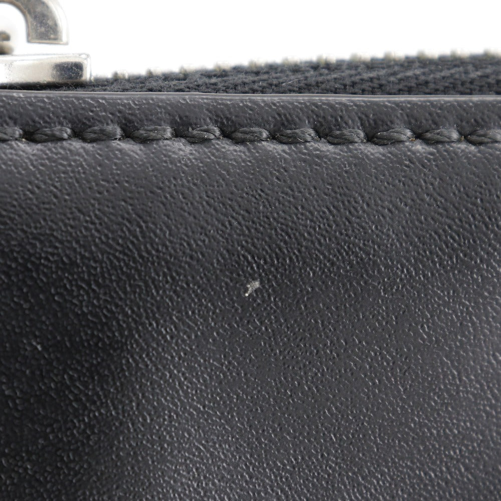 FENDI Clutch bag 7VA433 Calfskin black Bugs monster mens(Unisex) Used Authentic