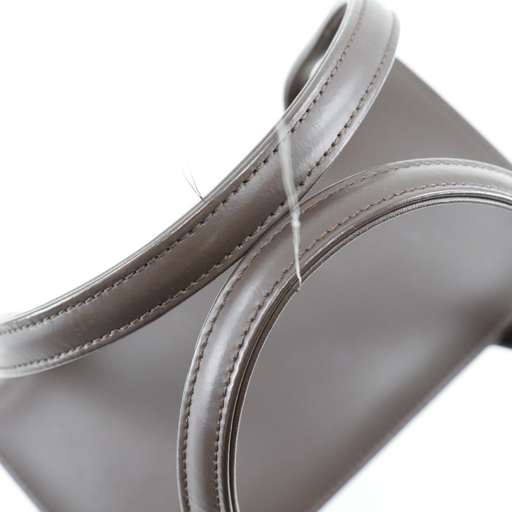 BURBERRY Handbag Calfskin Brown Nova Check box