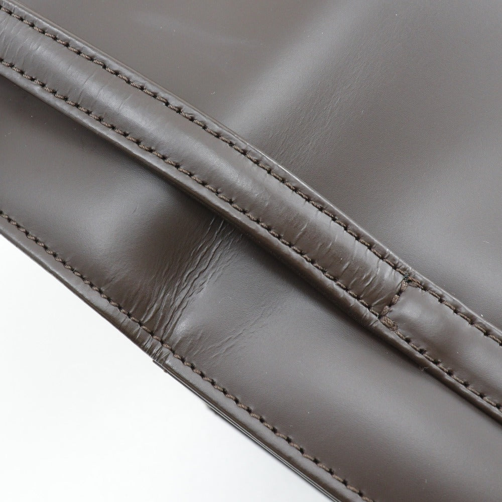 BURBERRY Handbag Calfskin Brown Nova Check box