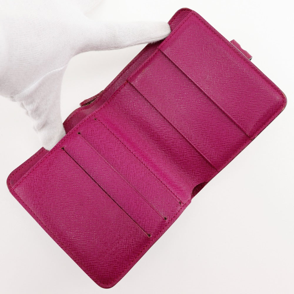LOUIS VUITTON Bifold Wallet M95188 Monogram canvas Brown / Pink Monogram Perfo Compact zip