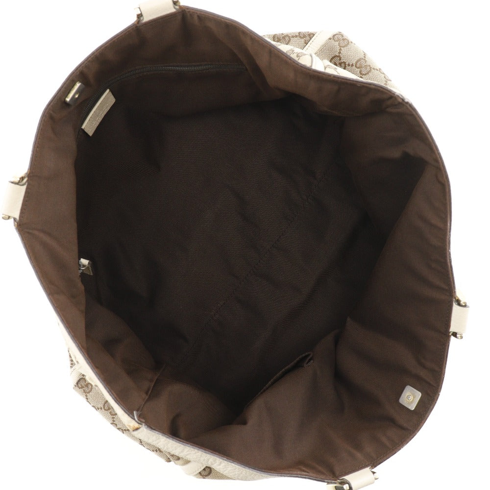 GUCCI Tote Bag 141472 GG canvas Brown Abbey