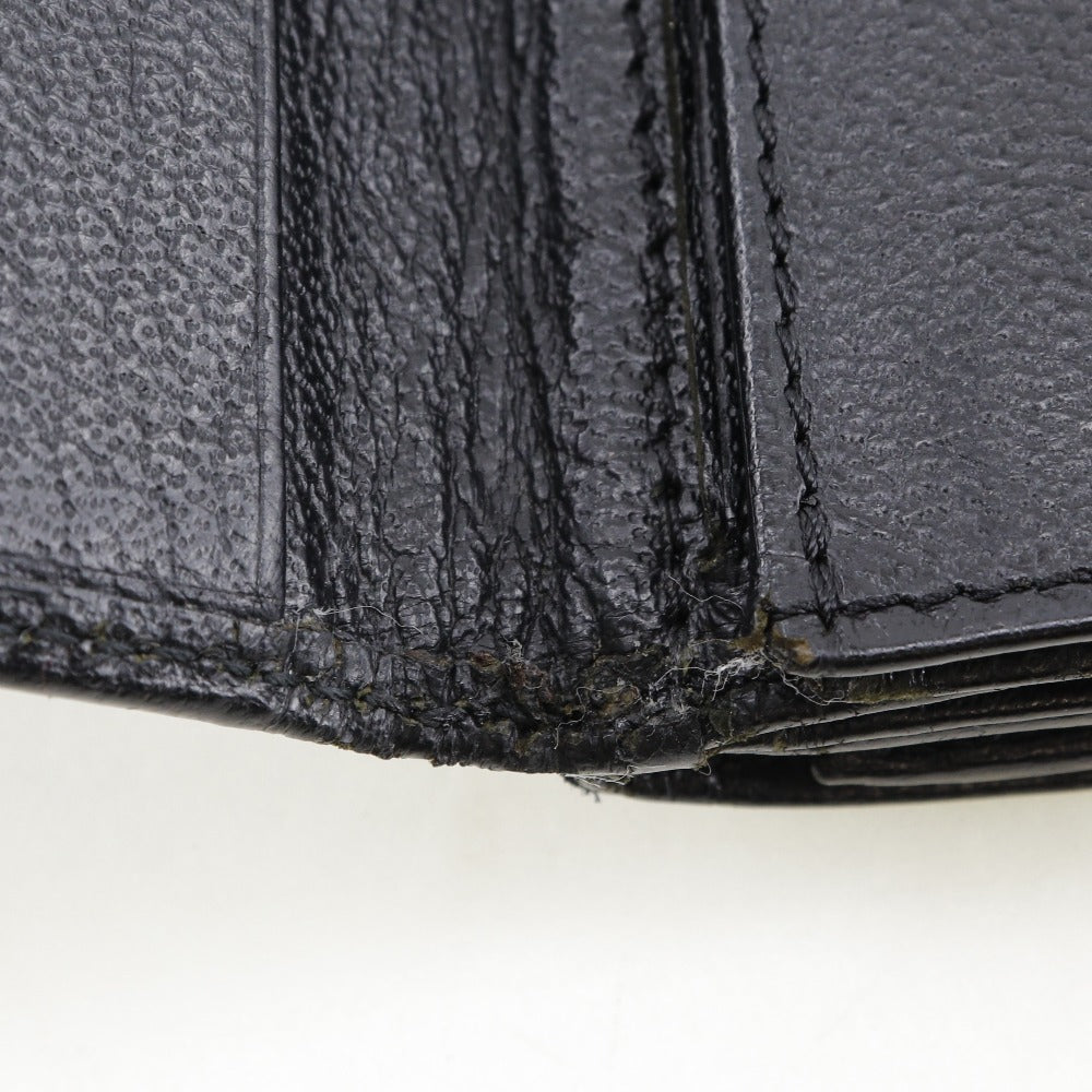 CHANEL Bifold Wallet A13456 Calfskin black W Hook Wallet COCO Mark