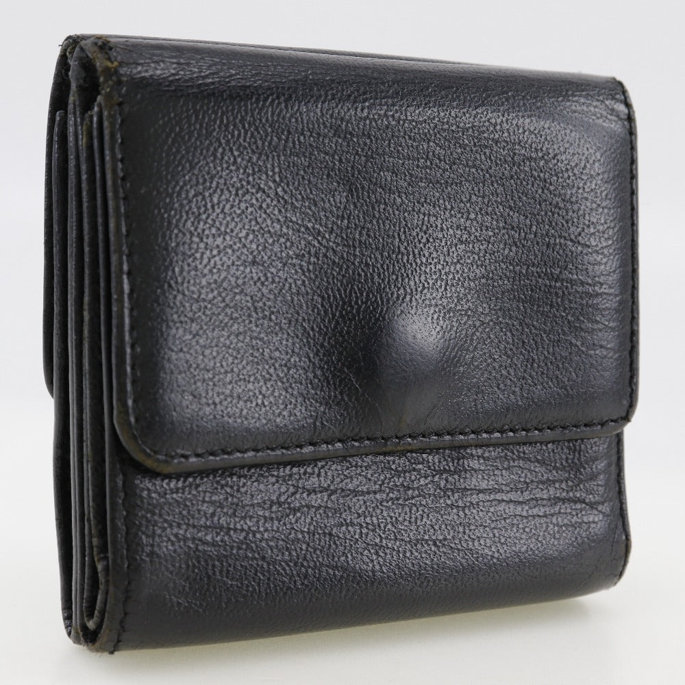 CHANEL Bifold Wallet A13456 Calfskin black W Hook Wallet COCO Mark