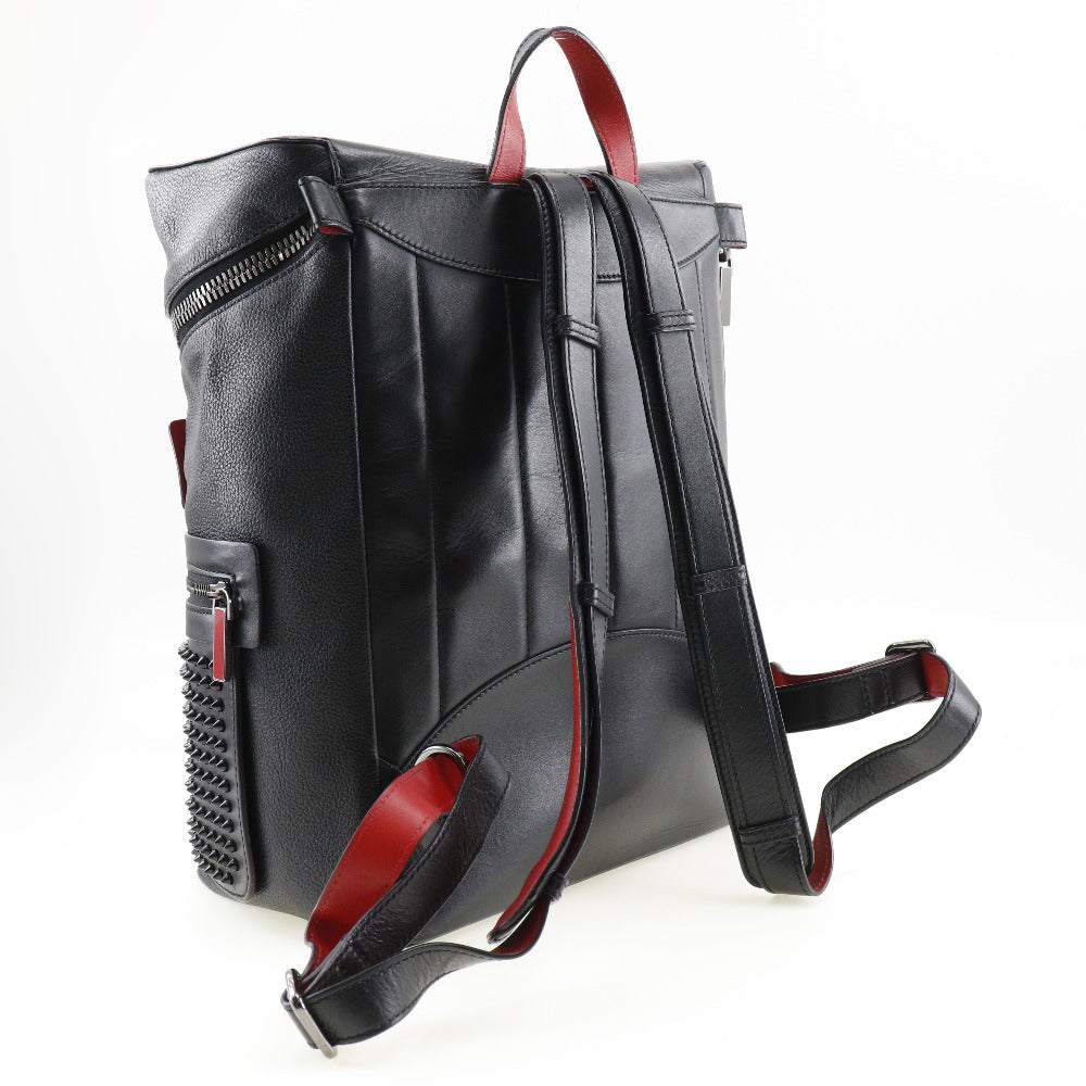 Christian Louboutin Backpack 1165002 Calfskin black Apolbi Spike studs mens Used Authentic